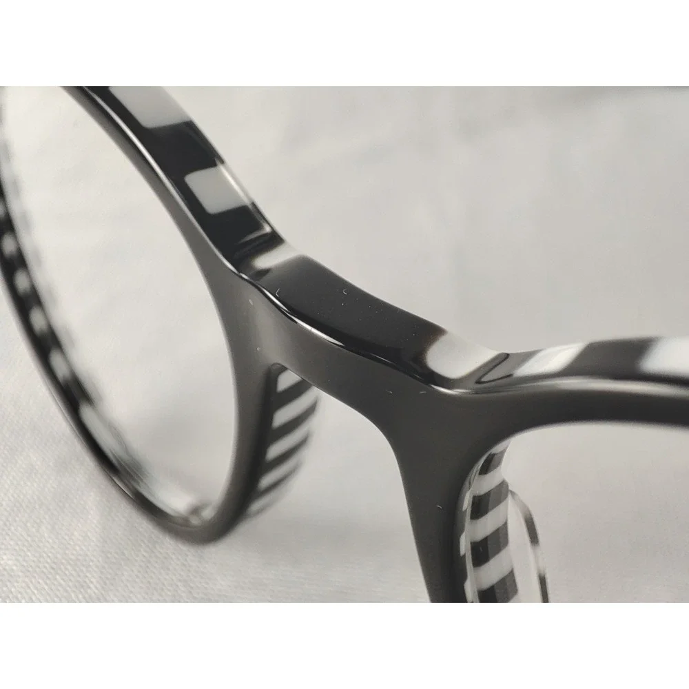 Draper James DJ1021 Black Stripe Eyeglass‎ Frames Women's 46-17-125 NWT + Case